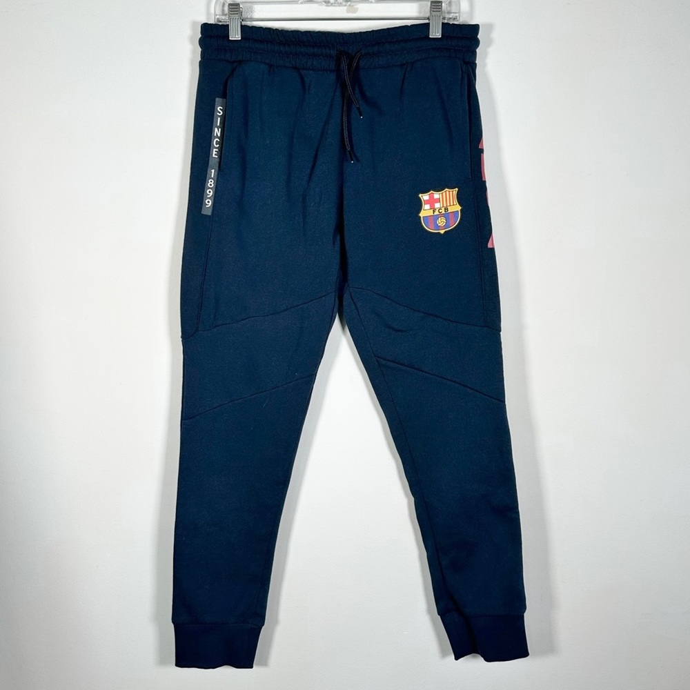 FCB Futbol Club Barcelona Men’s Size Medium Jogger Sweatpants
